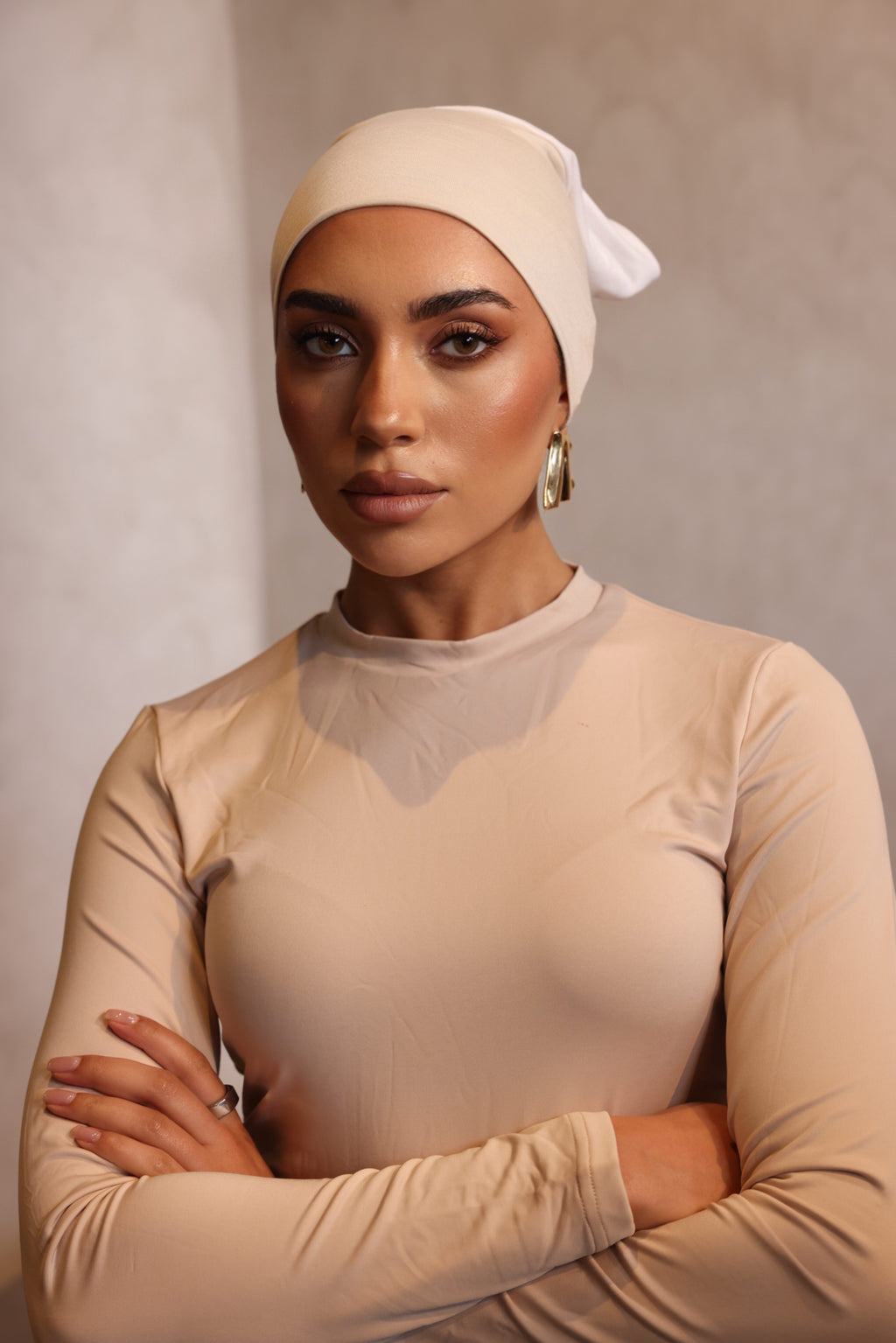 2 Tone Open Caps SAND/VANILLA