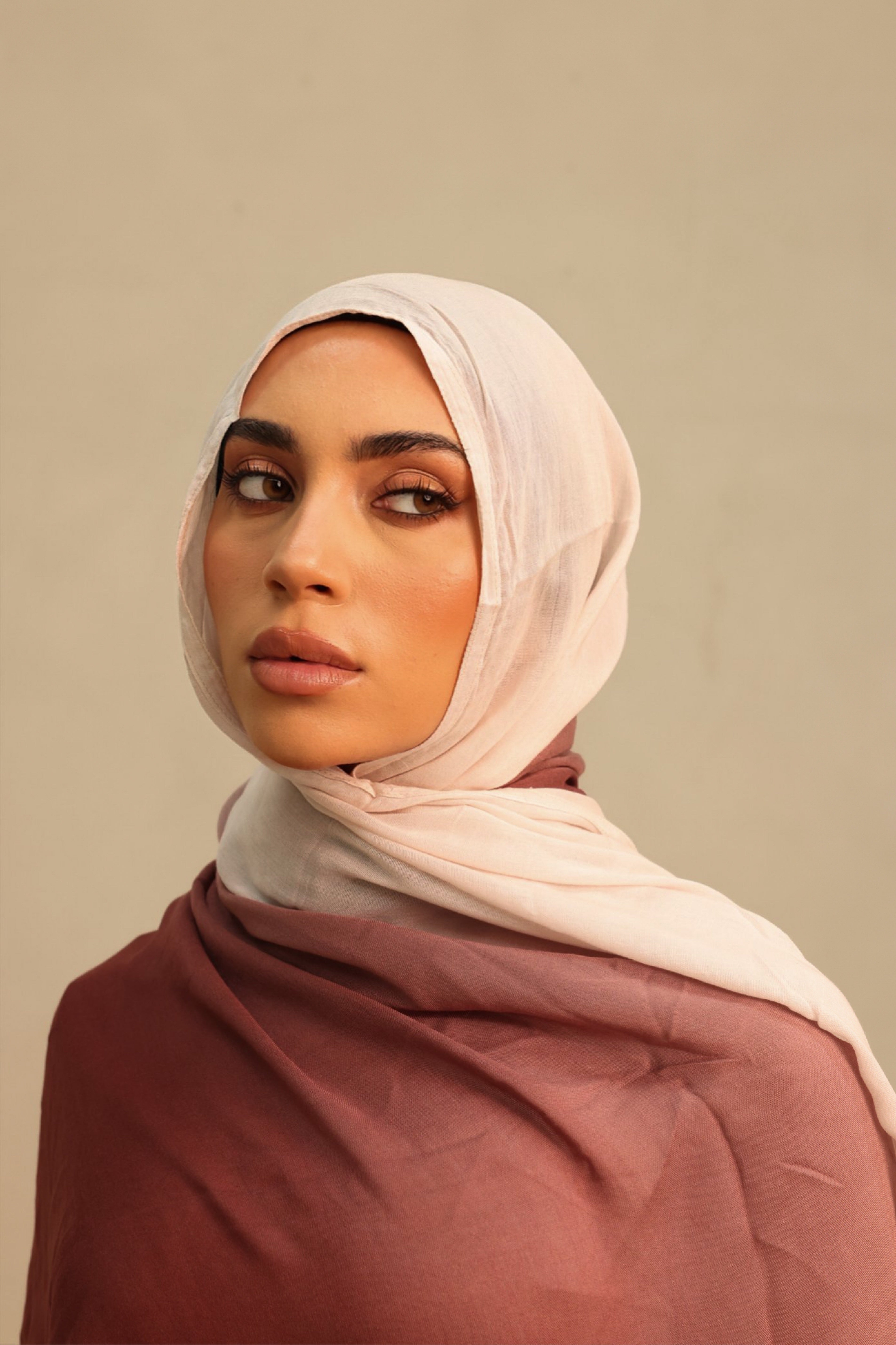 Dip dye Viscose Berries & Cream