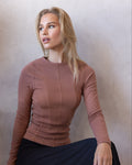 Luxe Rib Panel Top Brick