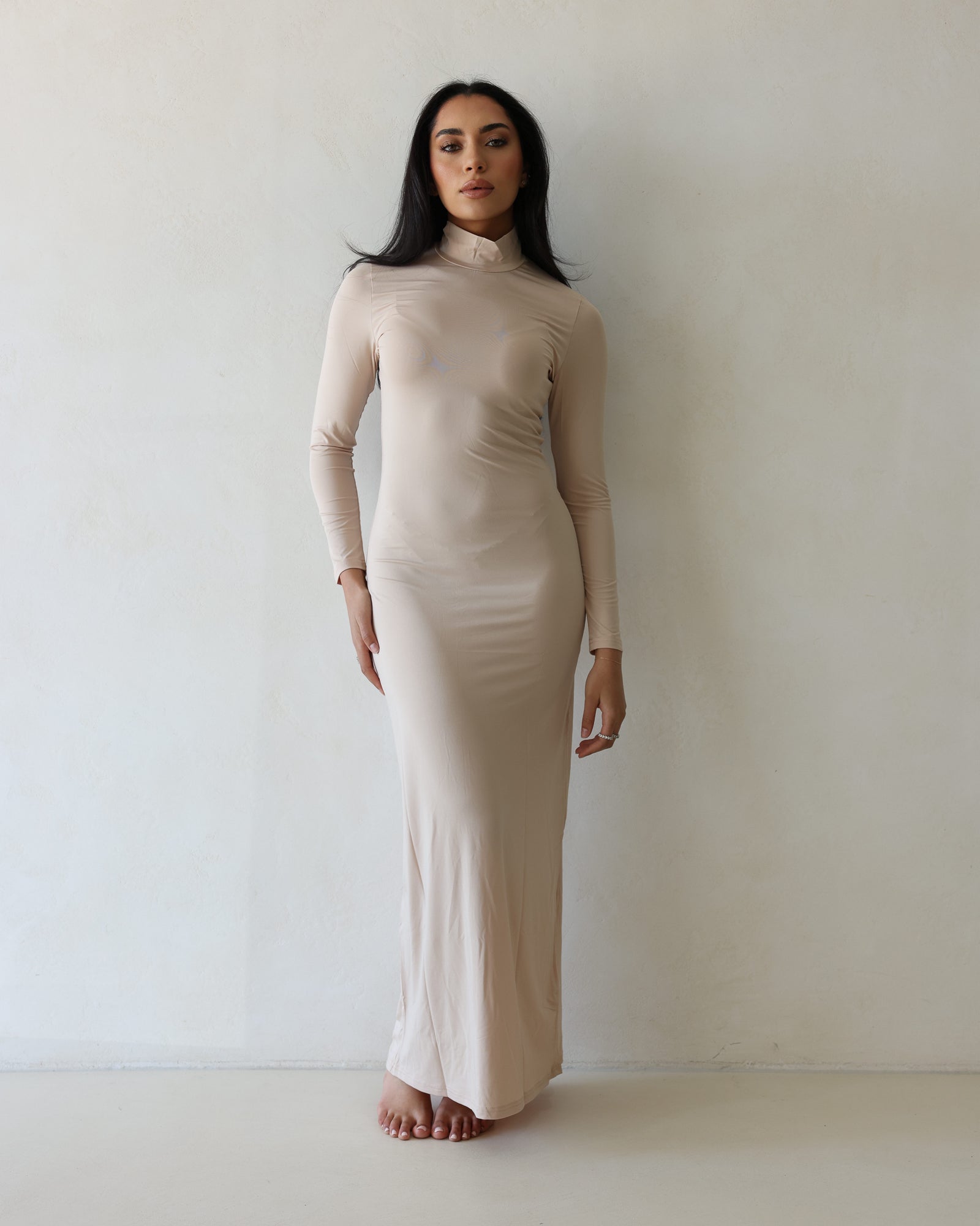 Luxe Slip Dress Clay