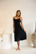 Luxe Cami Slip Dress Midnight