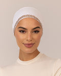 BEADED MODAL UNDERCAP - Vanilla