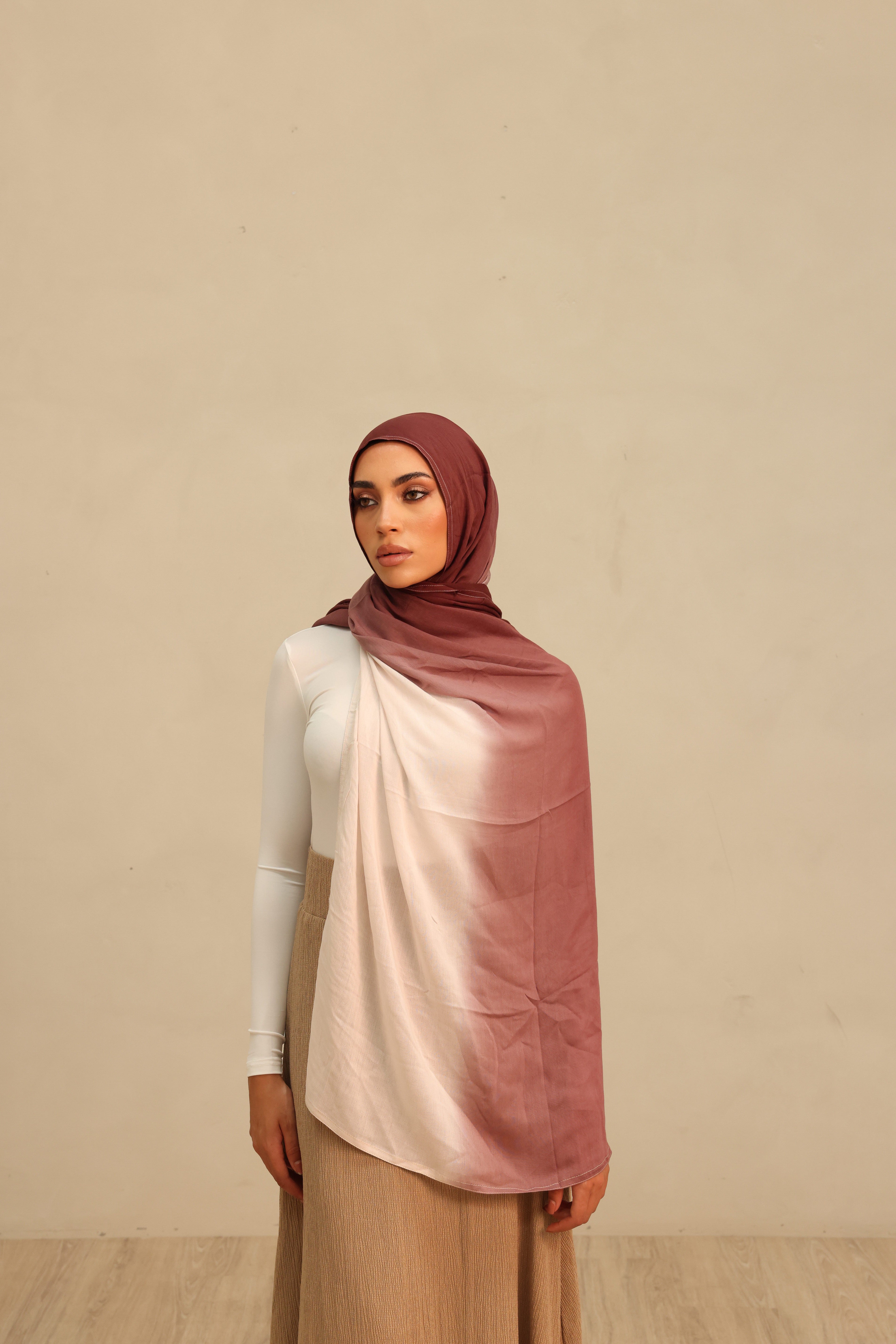 Dip dye Viscose Berries & Cream