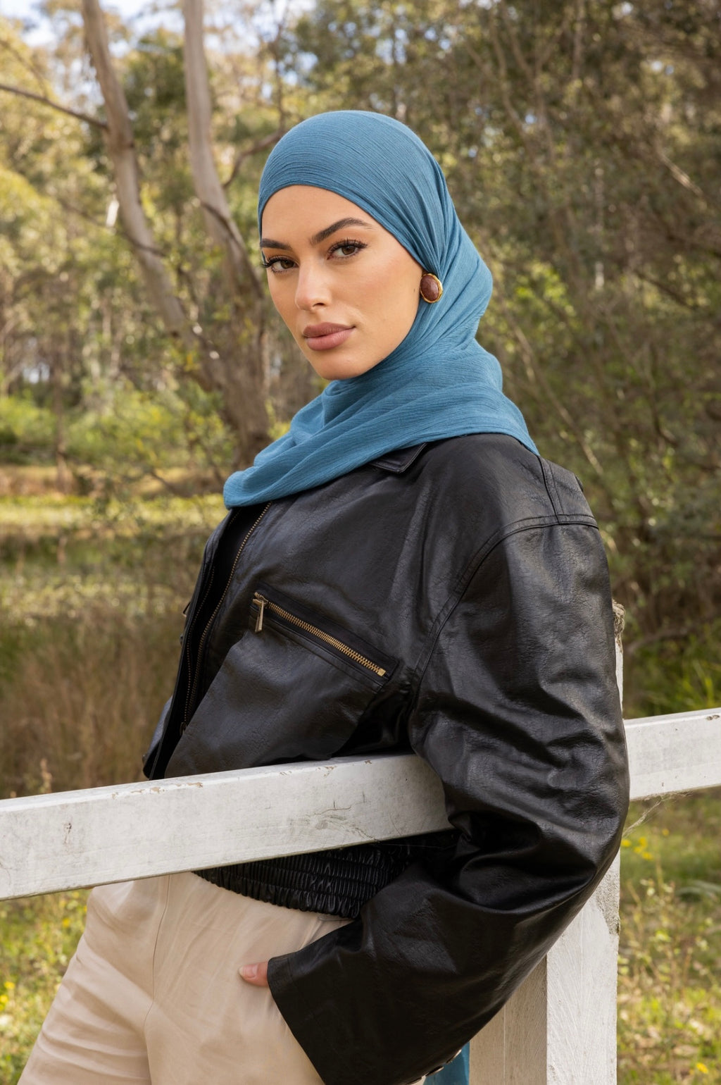 Luxe Rayon Hijab - Sky