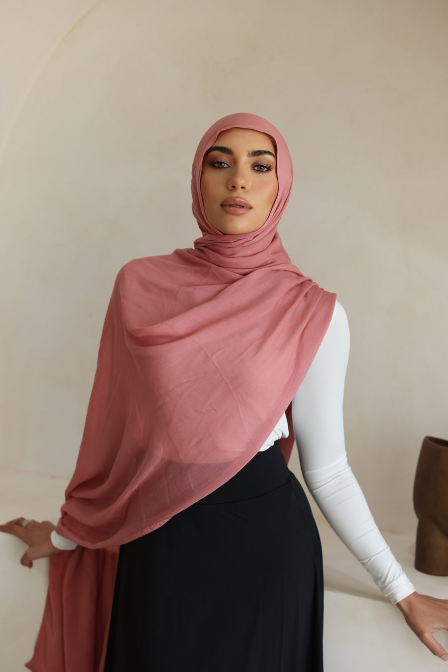 Luxe Double Stitch Hijab Candy