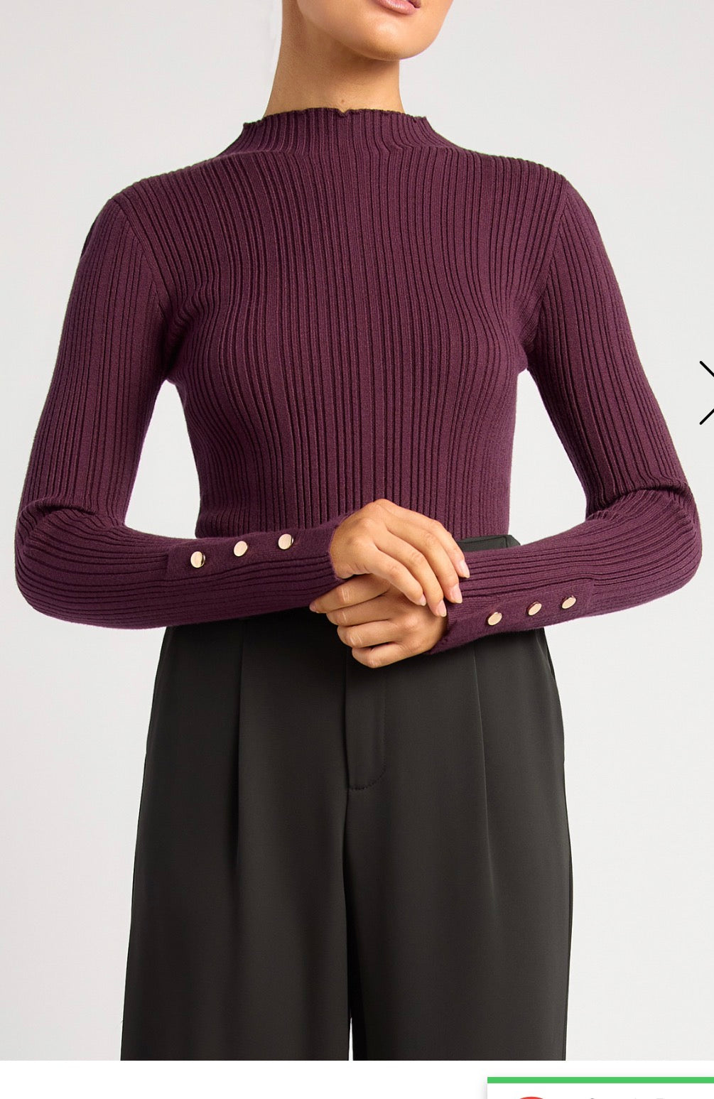 Celine Long Sleeve Knit Top