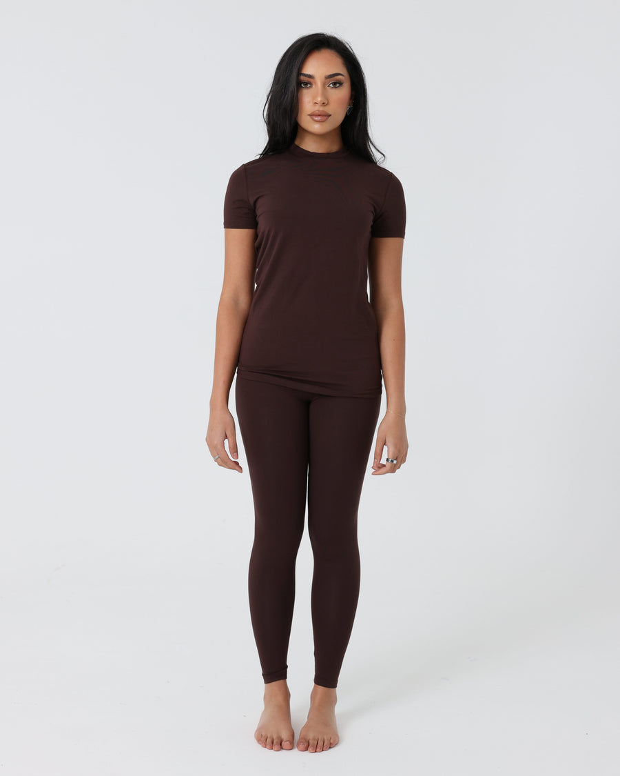 Soft Lounge Tee Chocolate