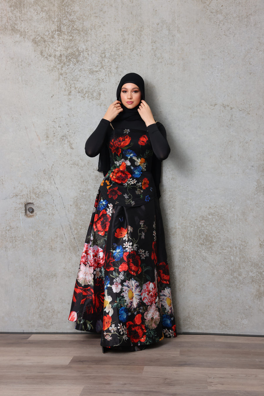 Luxe Rayon Hijab - Midnight