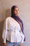 Printed Rayon Hijab - Dusk