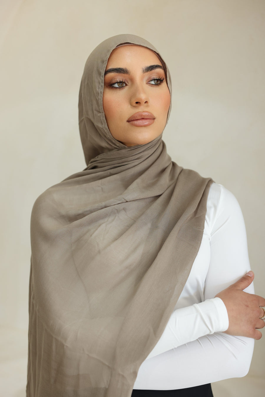 Luxe Double Stitch Hijab Sage