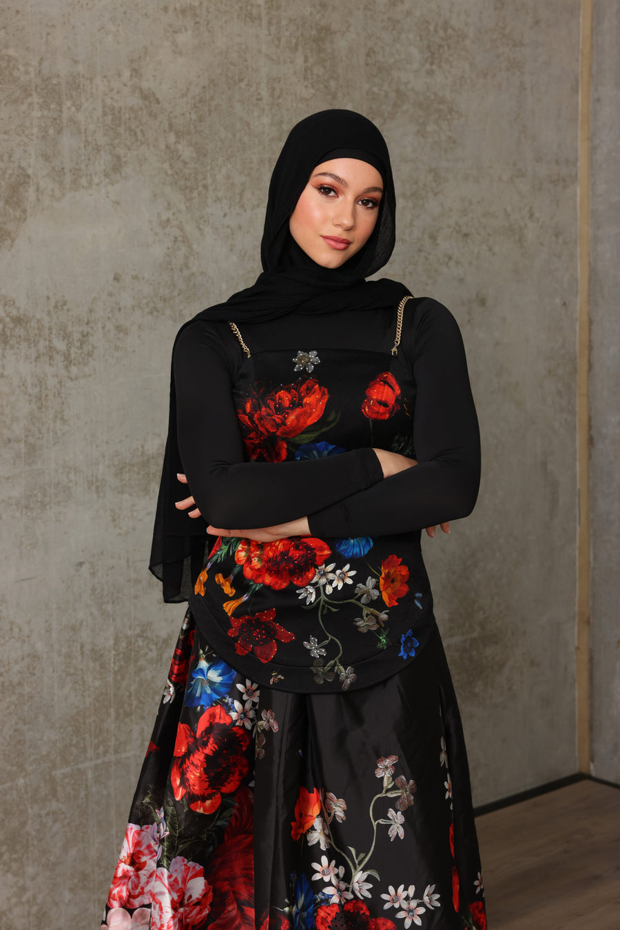 Luxe Rayon Hijab - Midnight