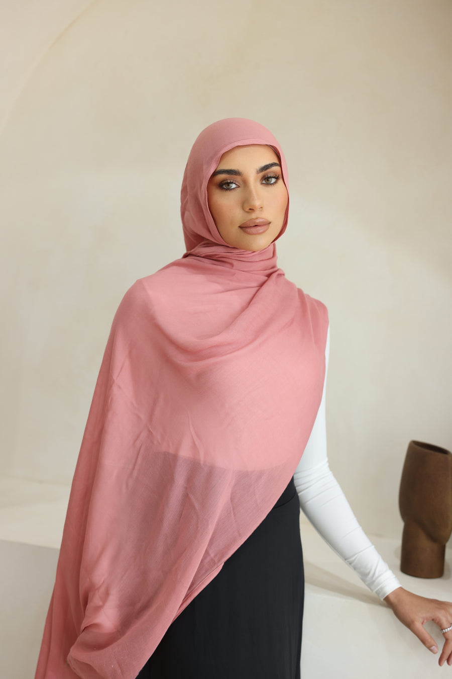 Luxe Double Stitch Hijab Candy