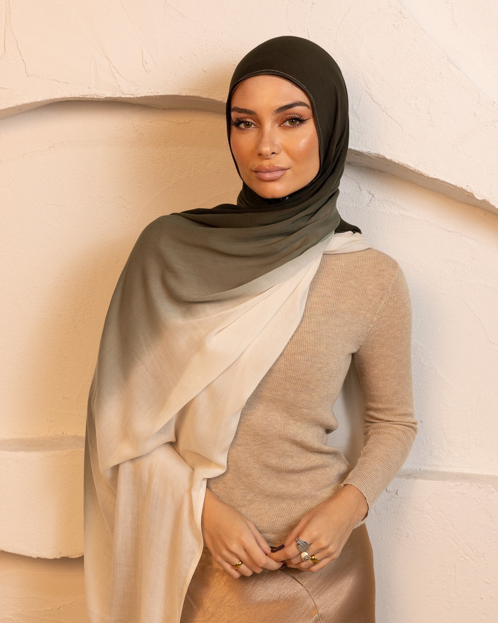 Dip Dye Viscose Matcha