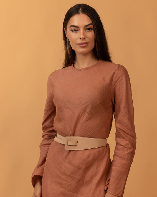 Almond Weave Belt