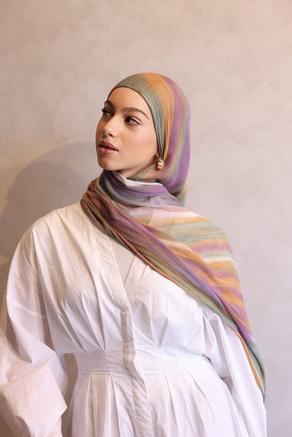 Printed Rayon Hijab - Twilight