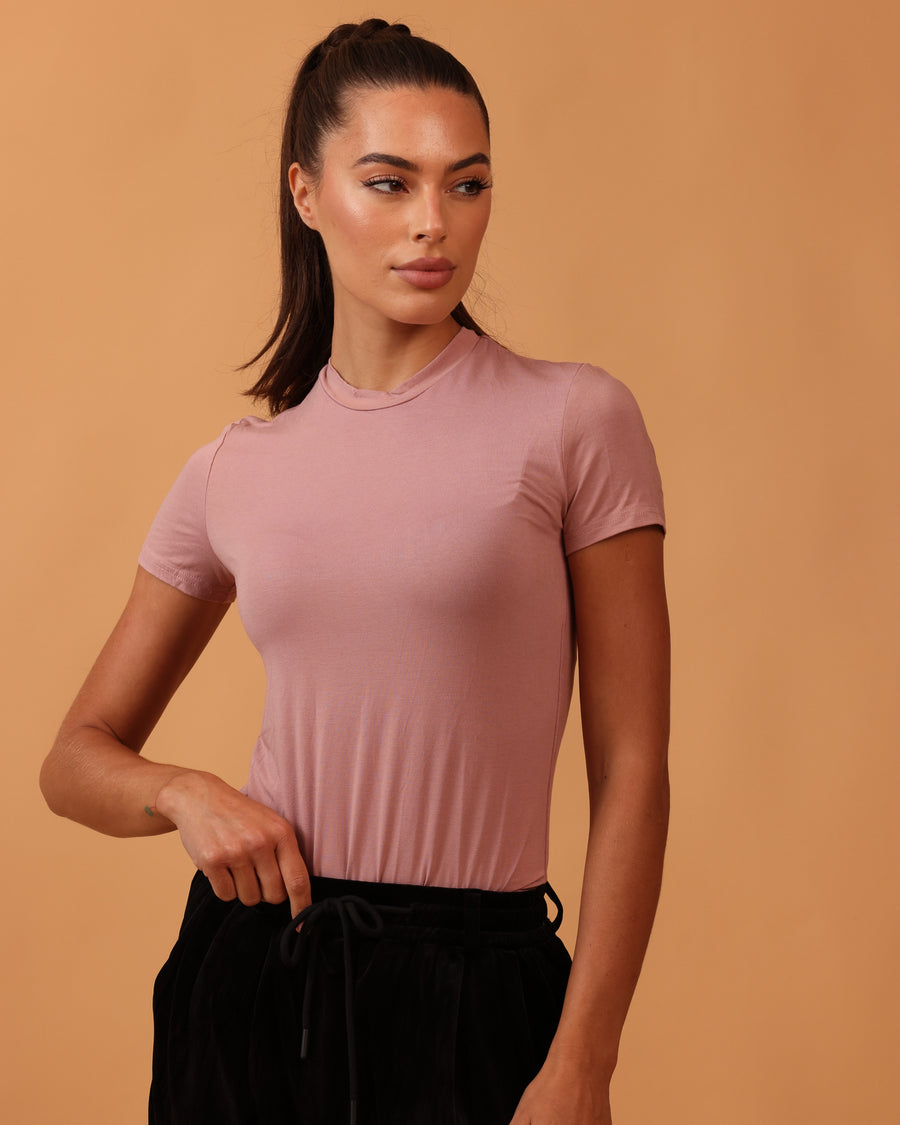 Soft Lounge Tee Dusty Rose