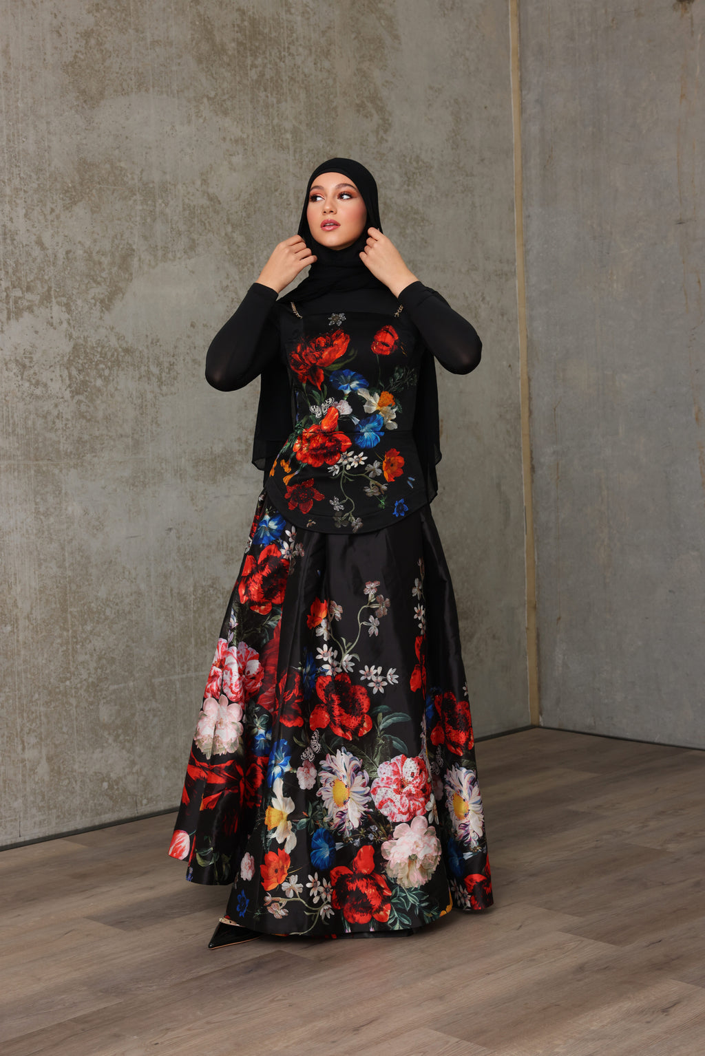 Luxe Rayon Hijab - Midnight