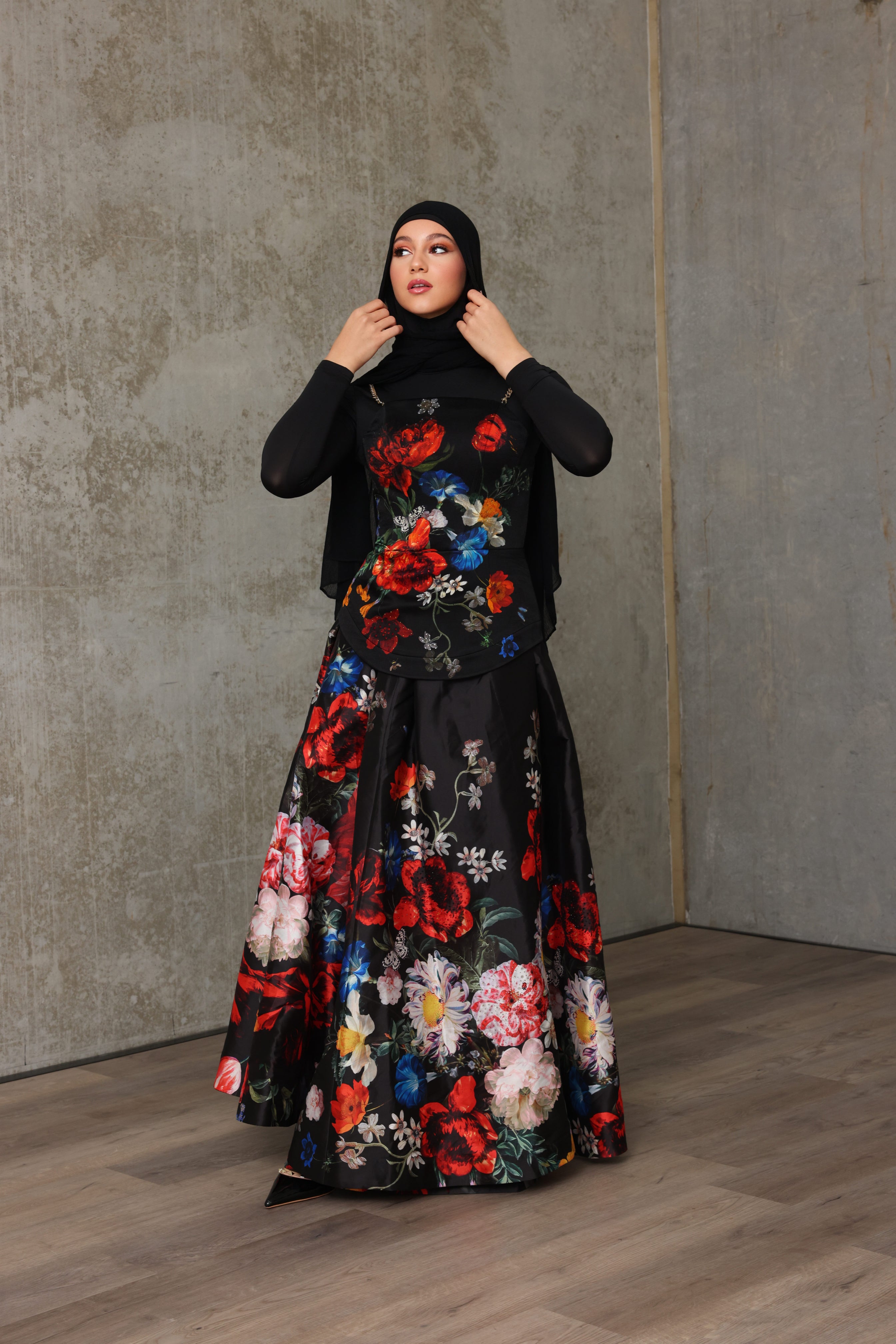 Luxe Rayon Hijab - Midnight