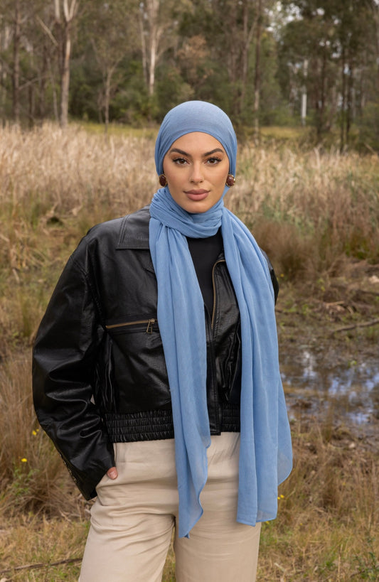 Luxe Rayon Hijab - Ocean