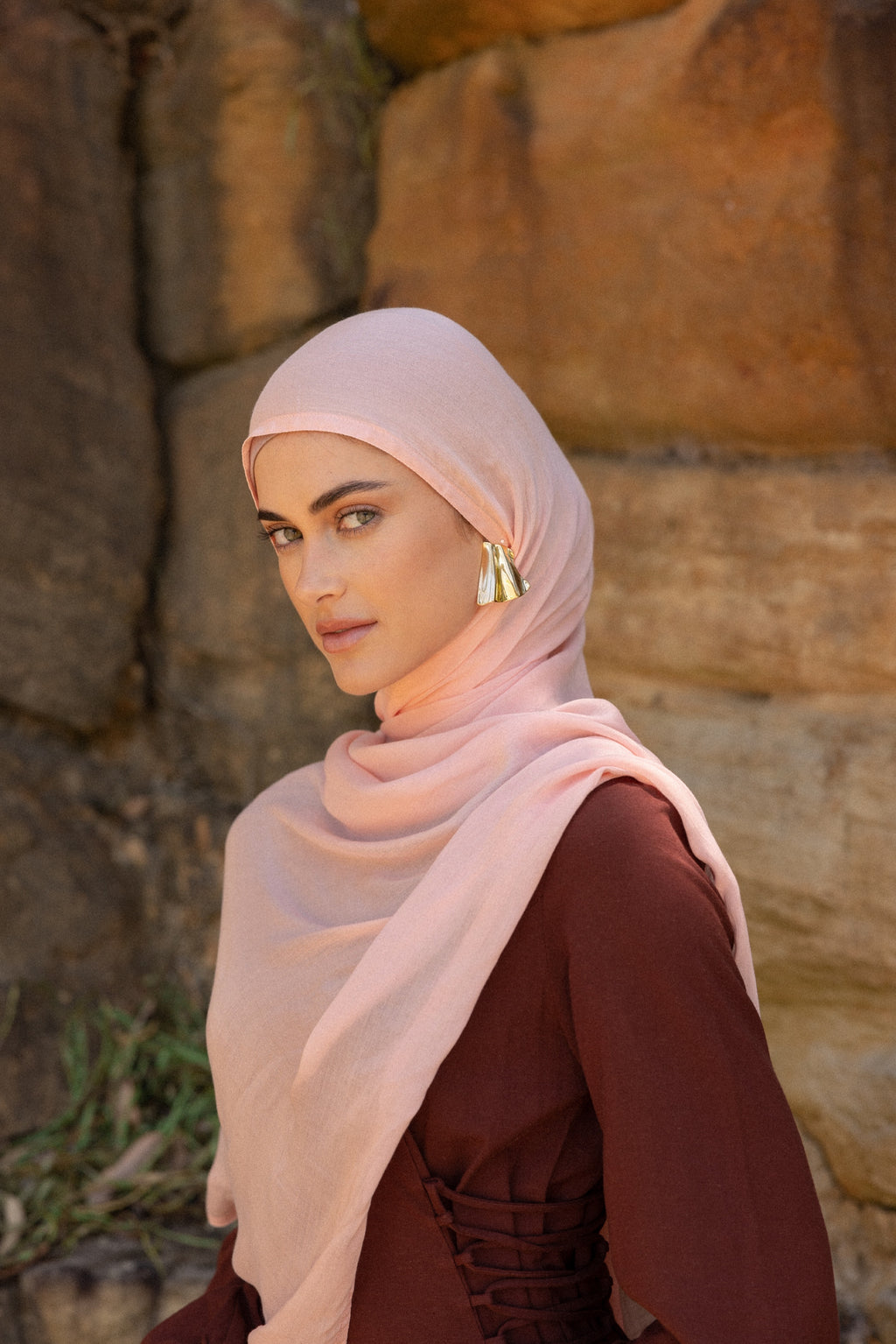 Luxe Double Stitch Hijab Fairy Floss