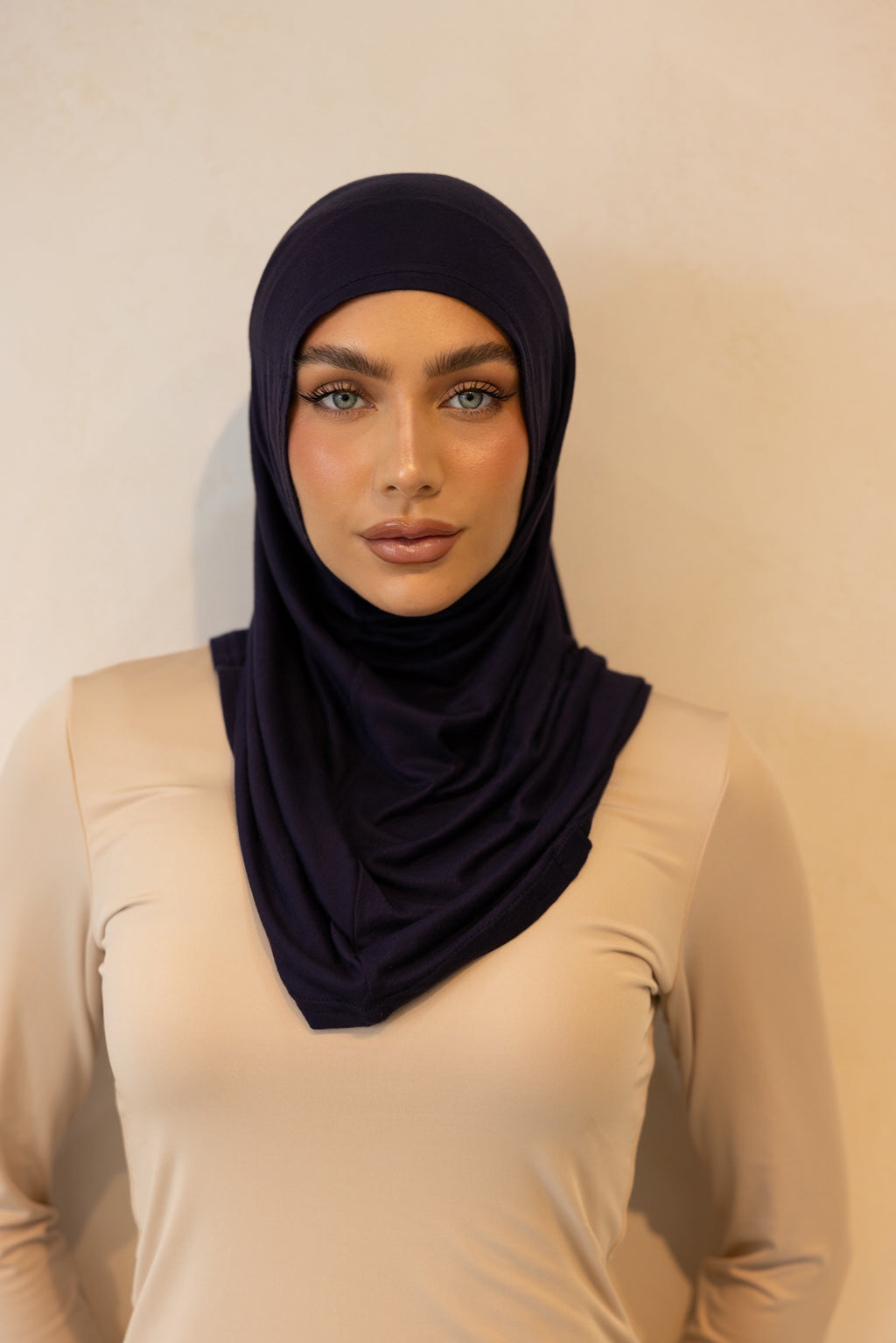 2 Piece Hijab Sets - Navy