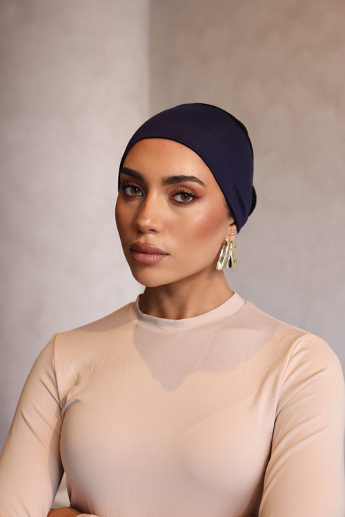 2 Tone Open Caps INK/MID