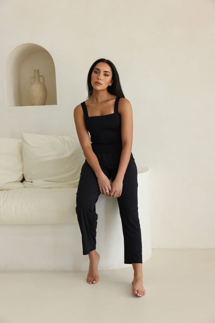 Luxe Lounge Pant/Underlayer Midnight