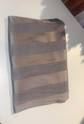Luxe French Stripe Hijab - Smoke