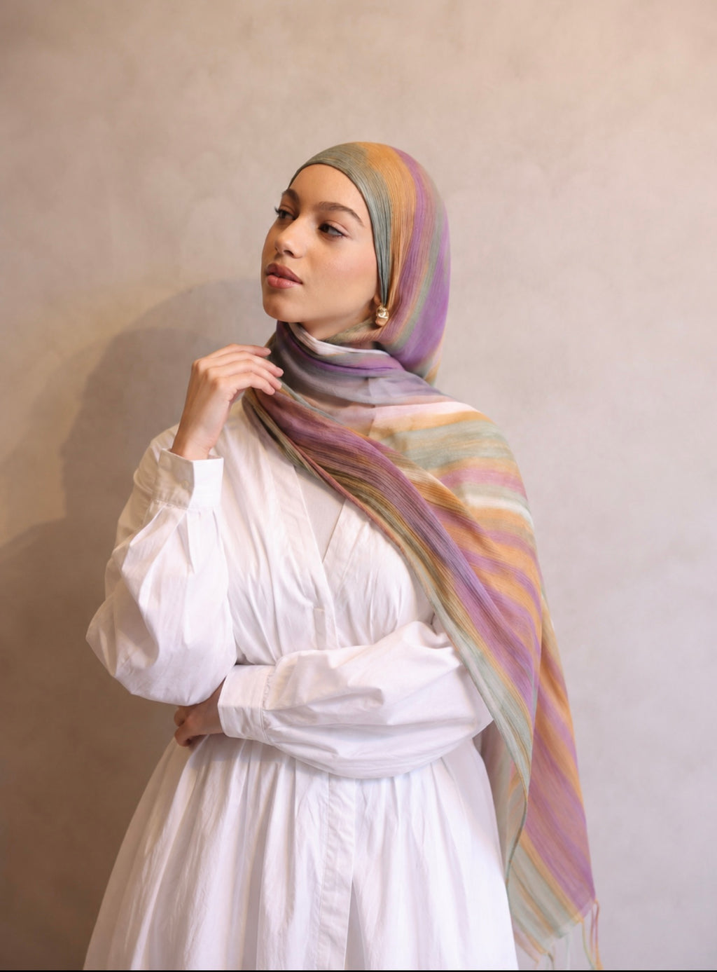 Printed Rayon Hijab - Twilight