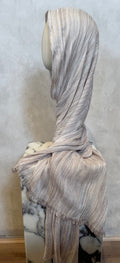 Rayon Wave Hijab - Sand