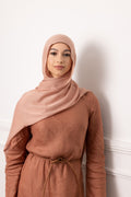 Luxe Double Stitch Hijab Petal 33