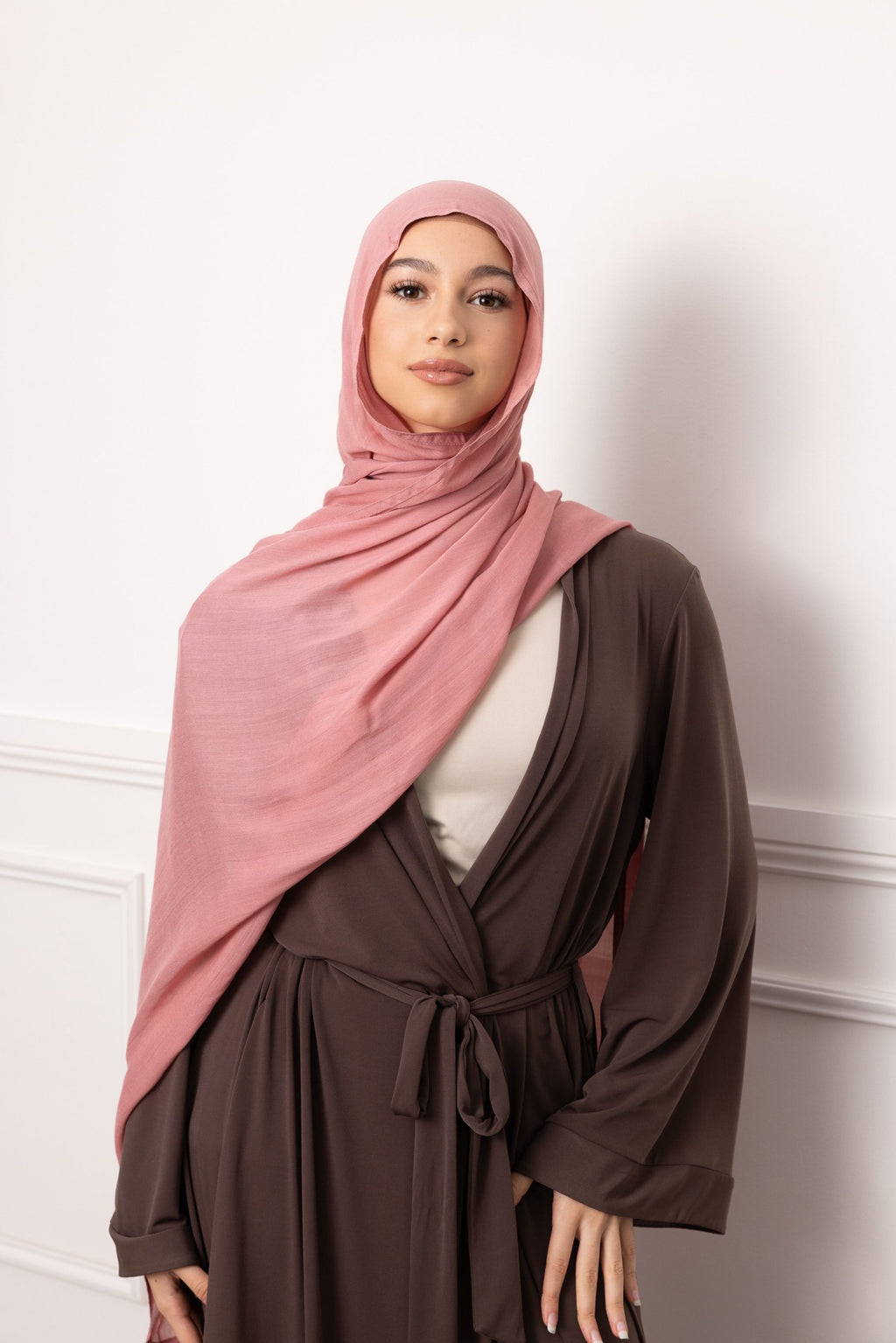 Luxe Double Stitch Hijab Fairy Floss