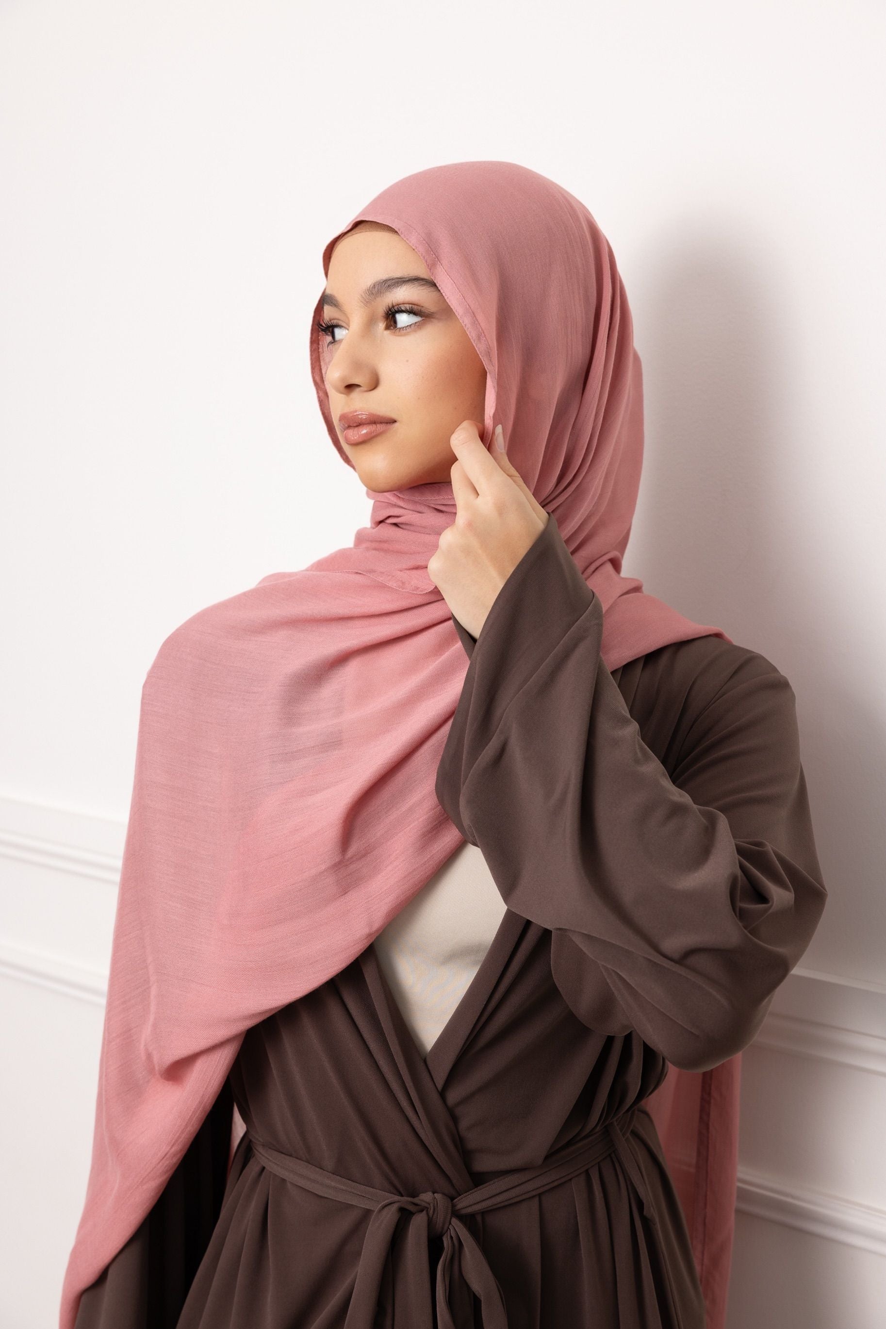 Luxe Double Stitch Hijab Fairy Floss