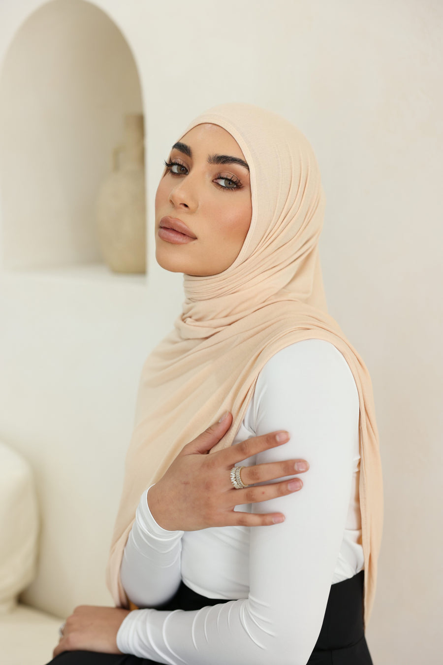 Luxe Jersey Hijab - Clay