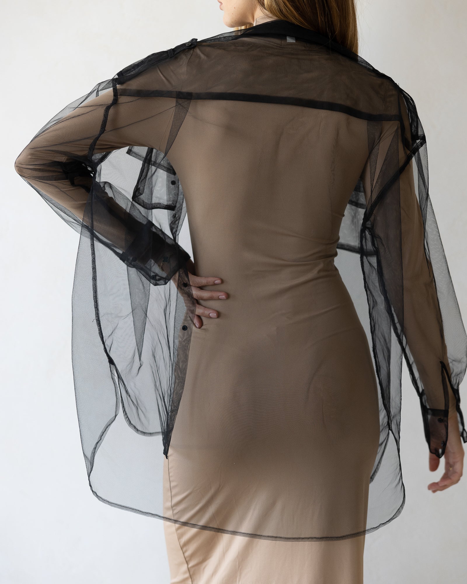 LUXE MESH SHIRT JACKET