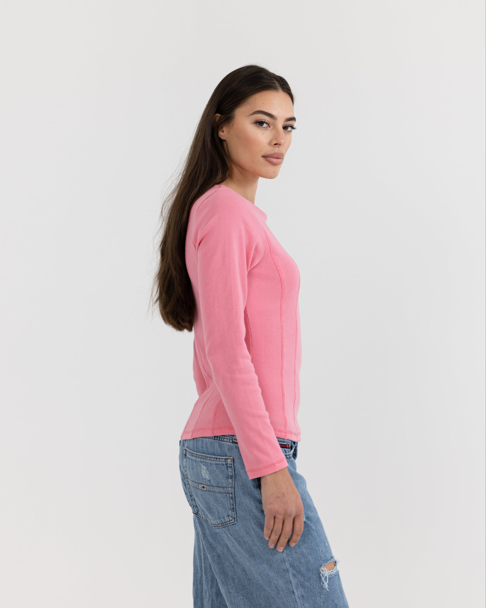 Luxe Rib Panel Top Candy