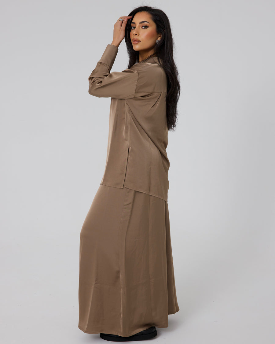 AMORE ESSENTIAL SKIRT - MOCHA