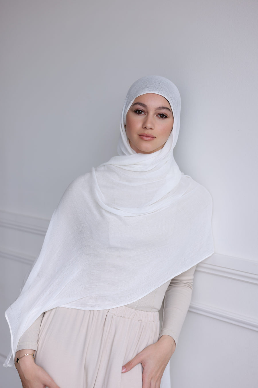 Luxe Rayon Hijab - Vanilla