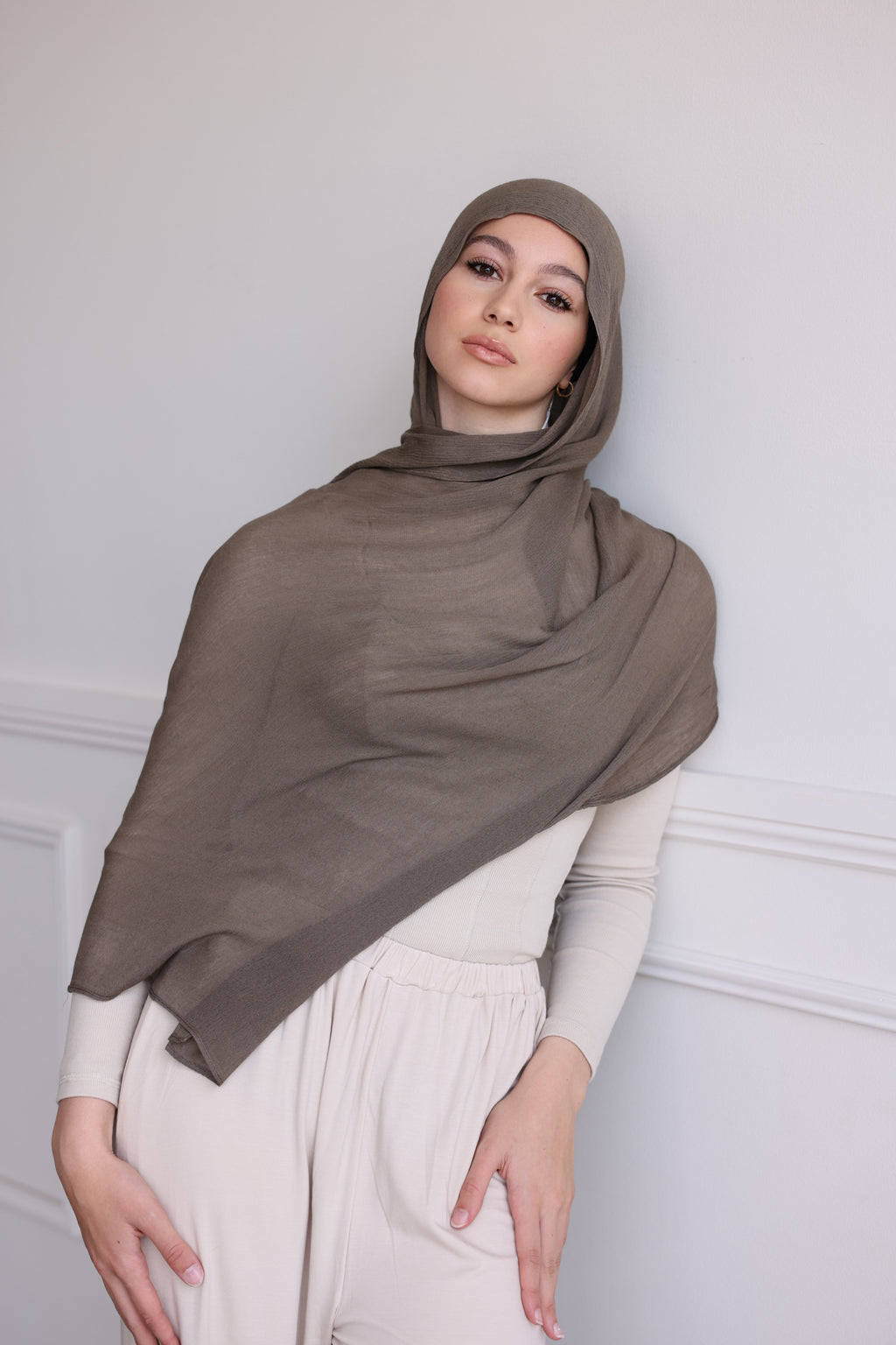 Luxe Rayon Hijab - Cocoa