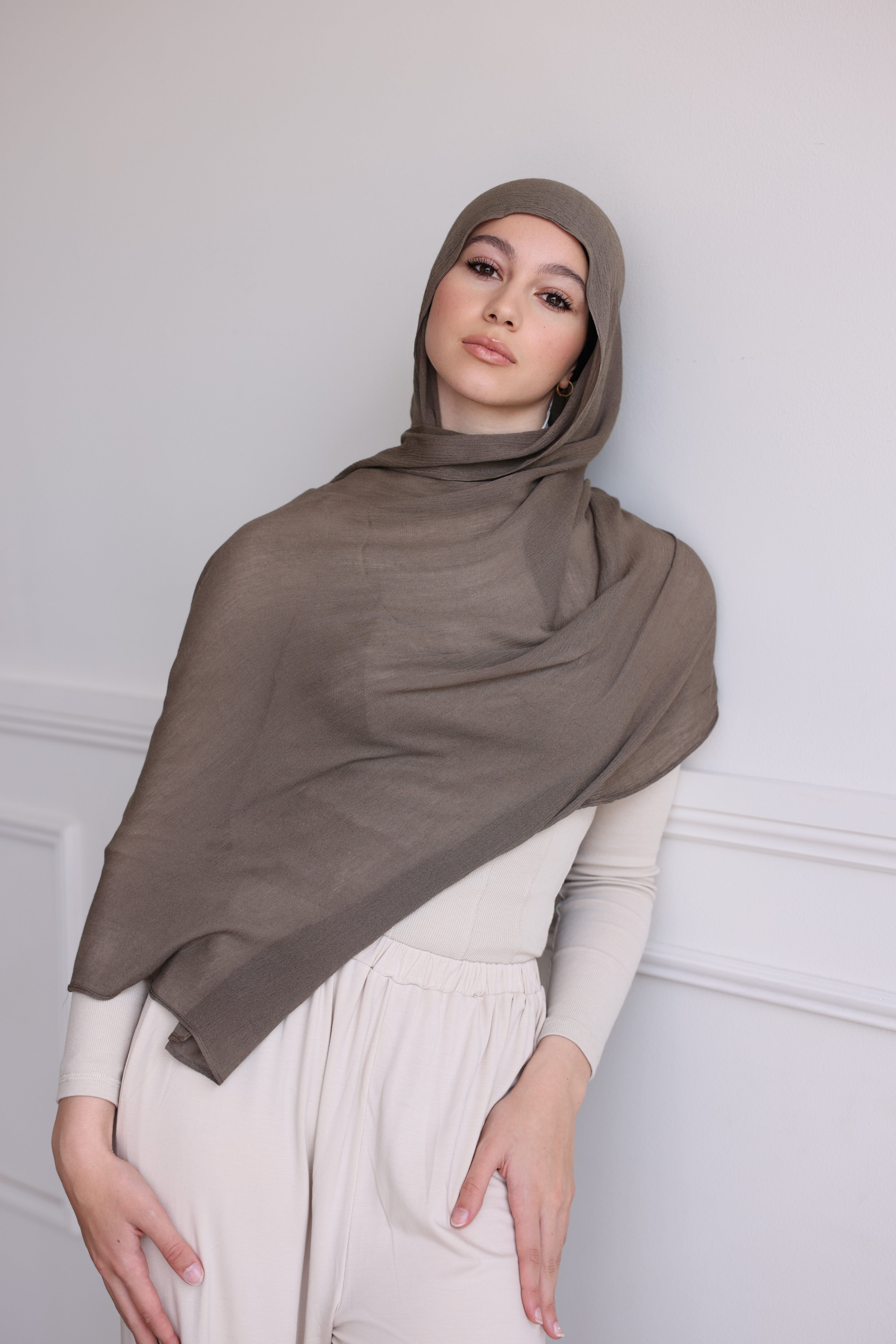 Luxe Rayon Hijab - Cocoa