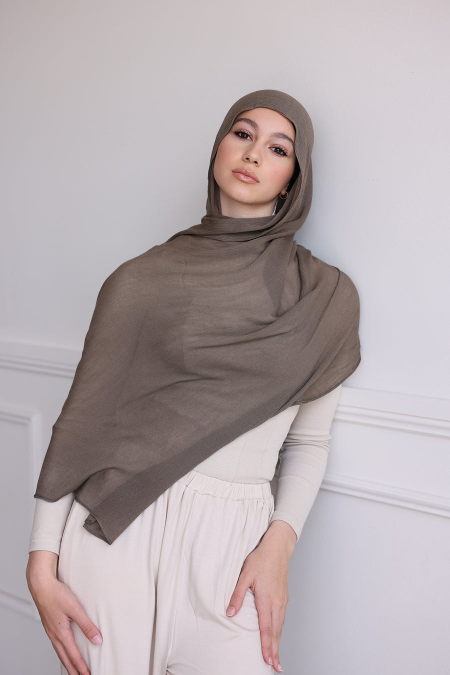 Luxe Rayon Hijab - Chocolate