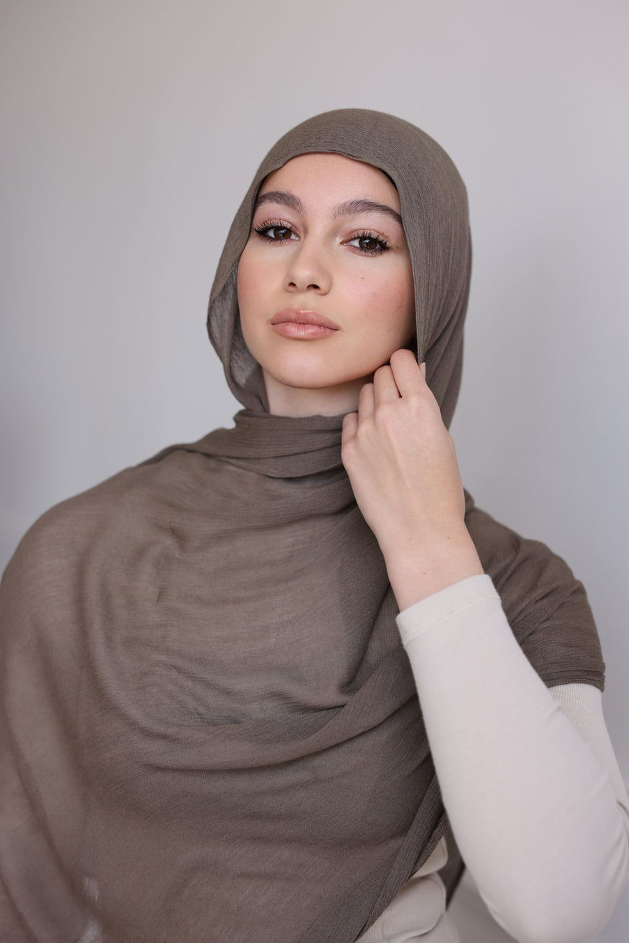 Luxe Rayon Hijab - Chocolate