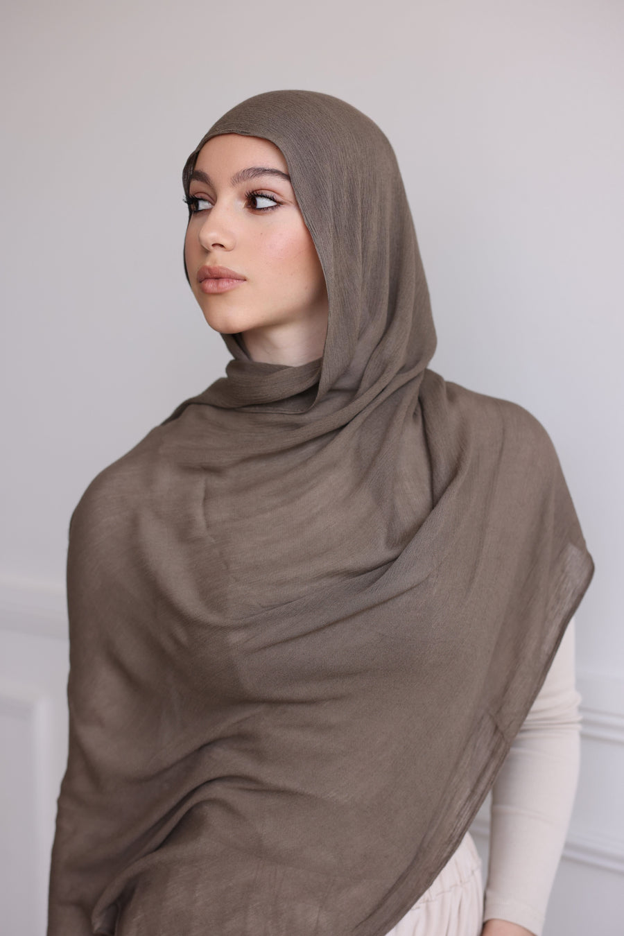 Luxe Rayon Hijab - Chocolate