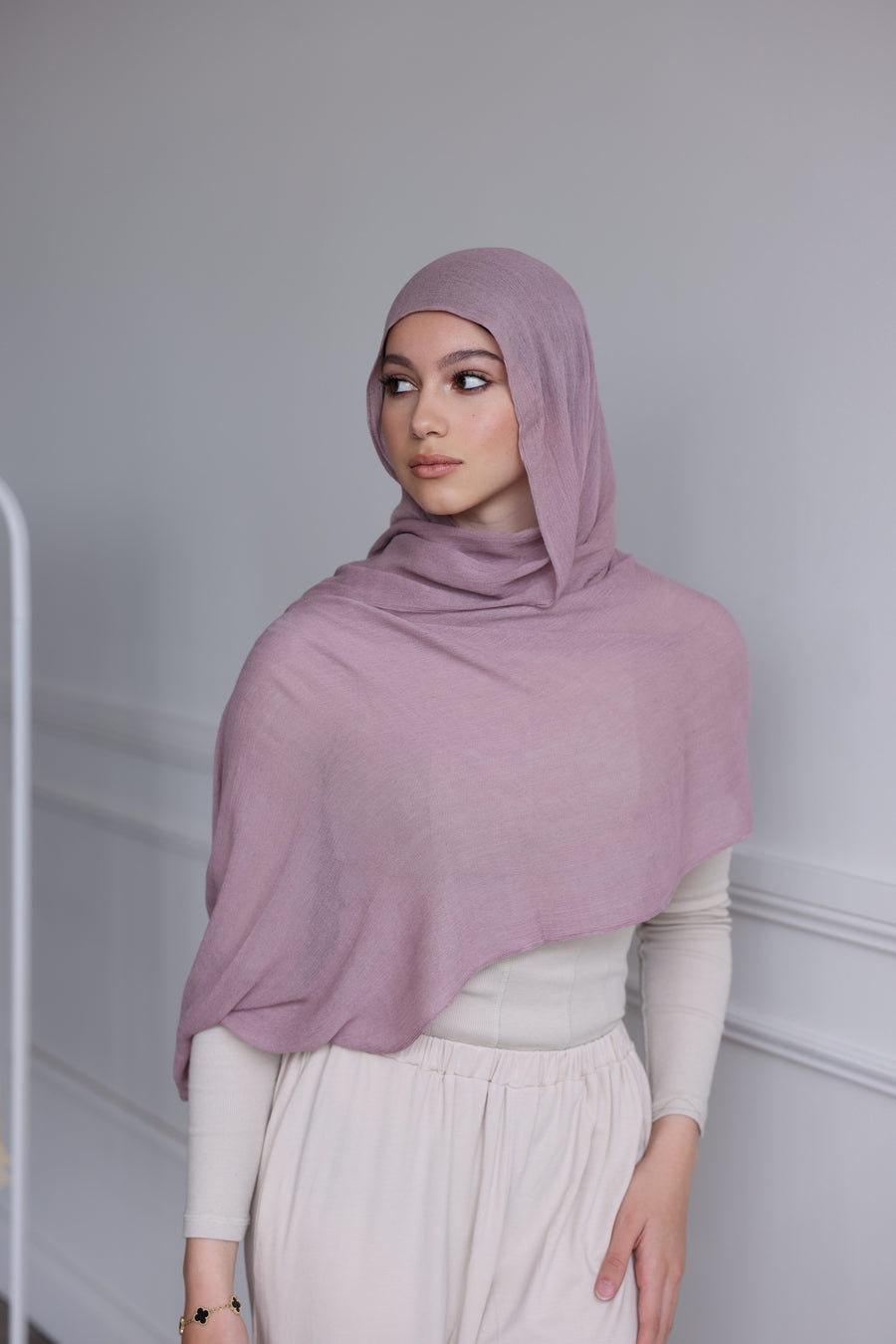 Luxe Rayon Hijab - Rose Clay