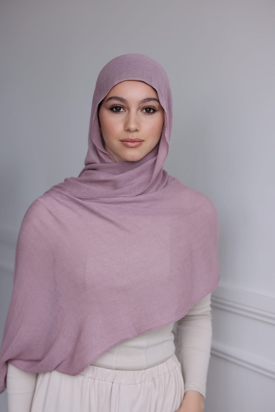 Luxe Rayon Hijab - Rose Clay