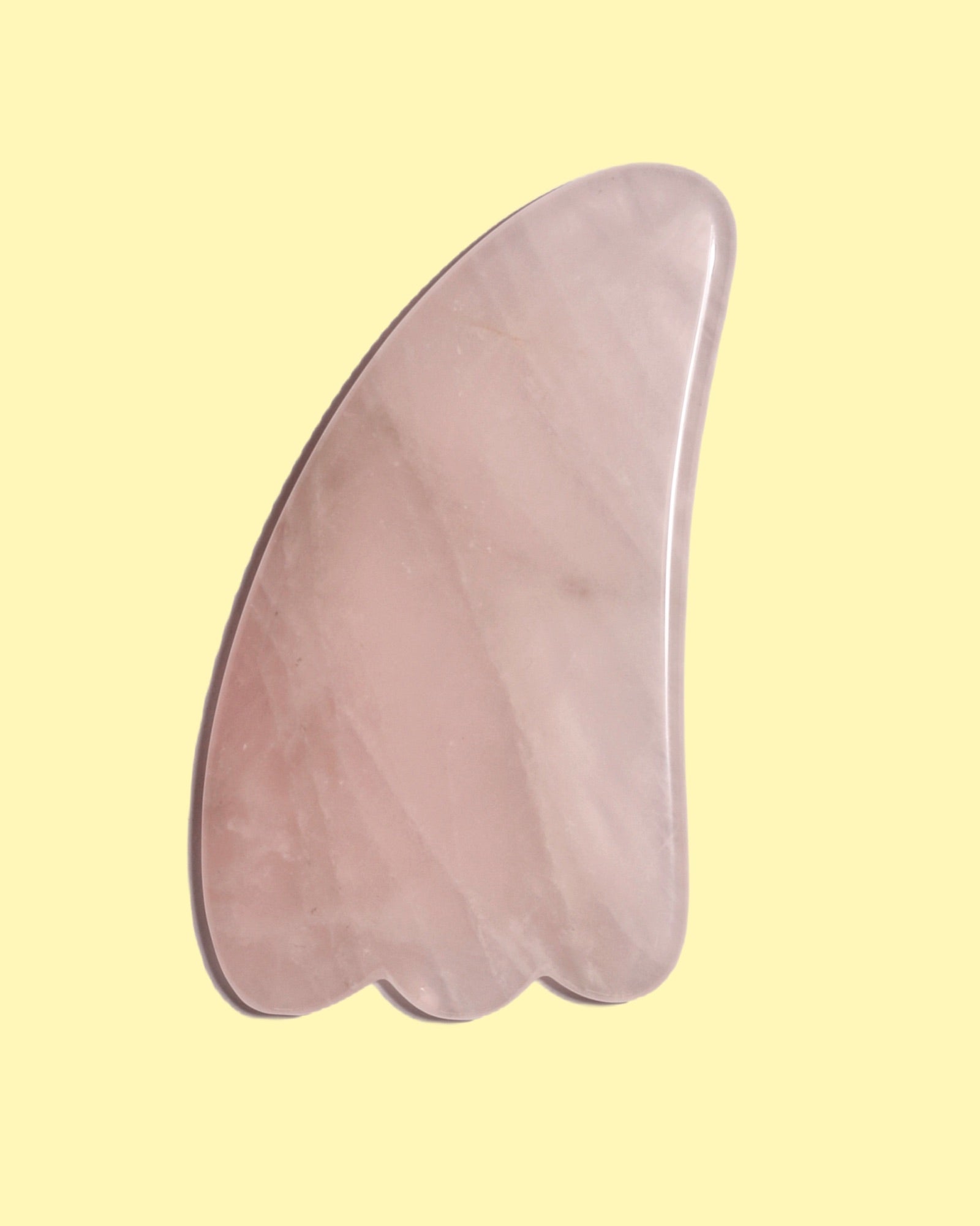 FLAWLESS WING GUA SHA -ROSE QUARTZ