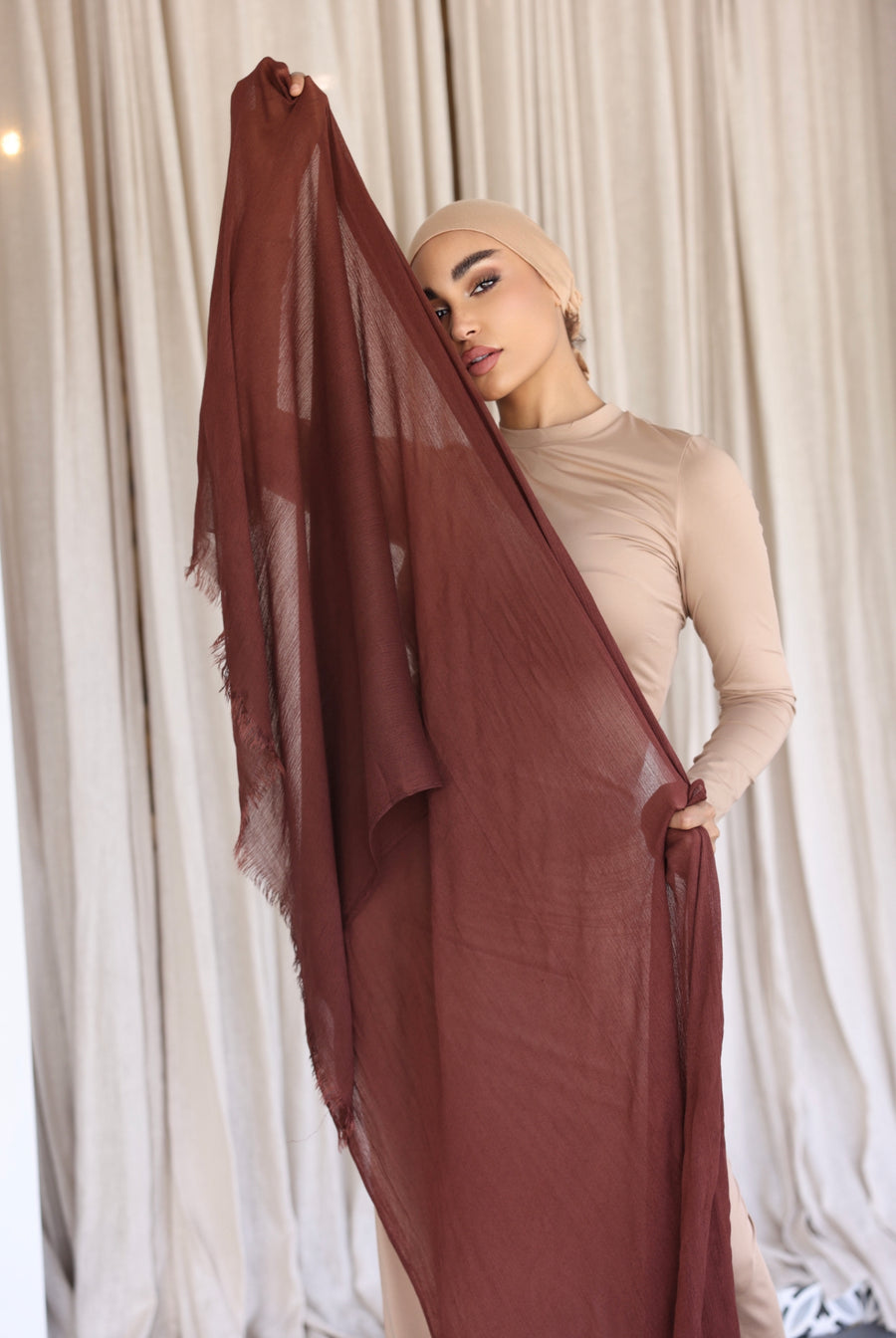 Luxe Rayon Hijab - SAFFRON