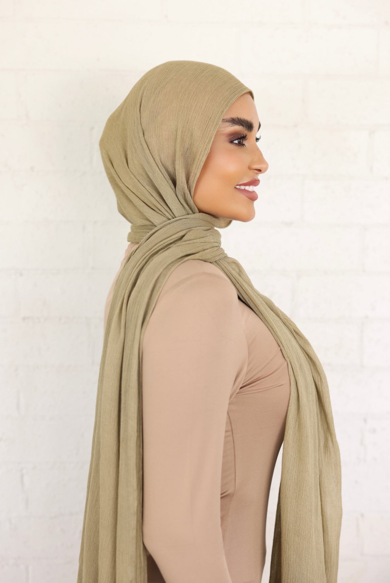 Luxe Rayon Hijab Frayed Edge - PISTACHIO