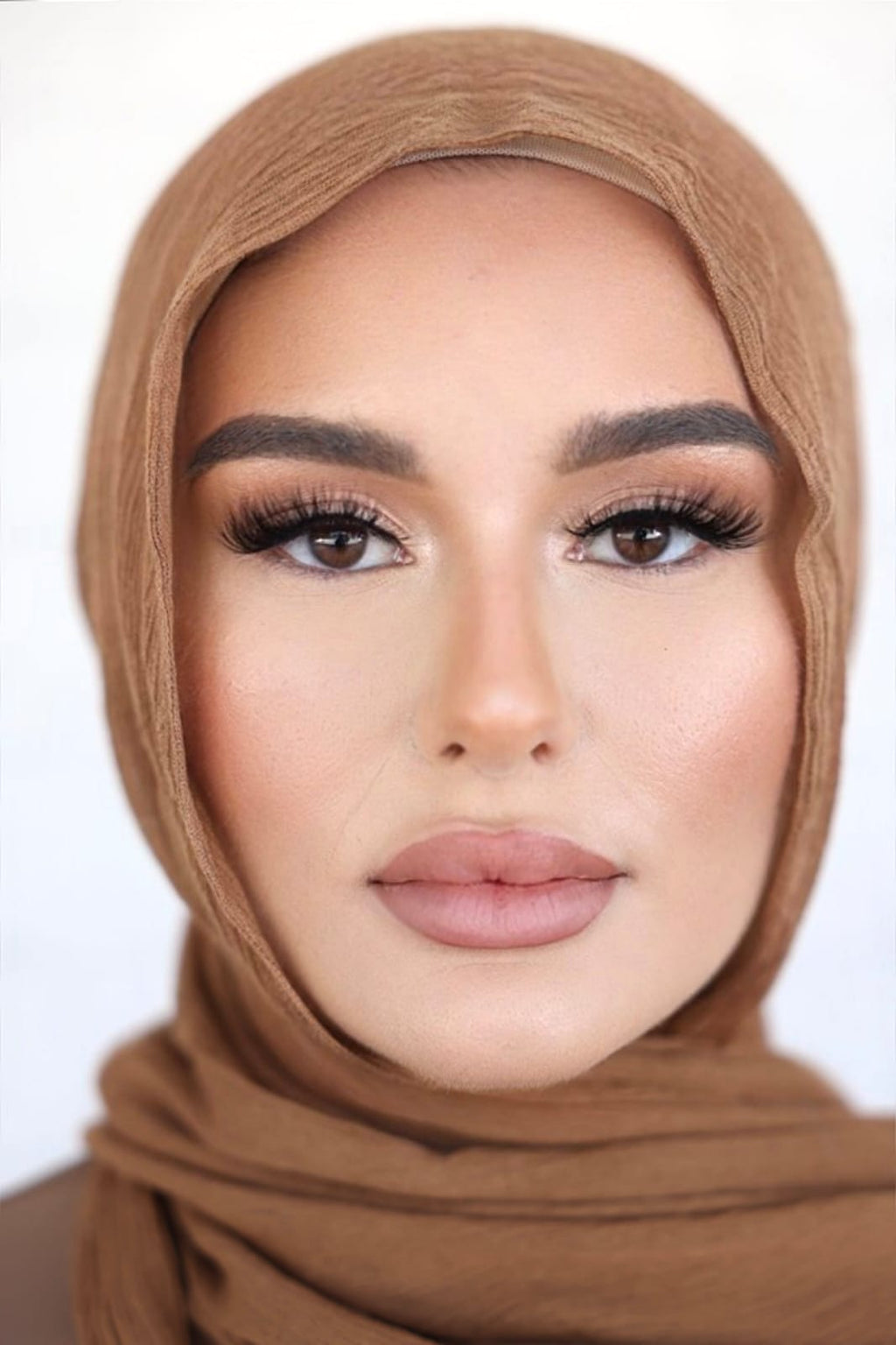 Luxe Rayon Hijab Frayed Edge - CINNAMON