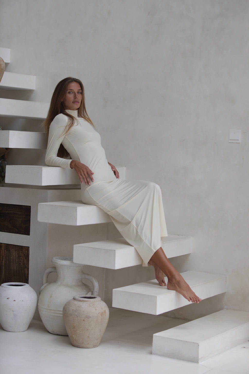 Luxe Slip Dress Sand